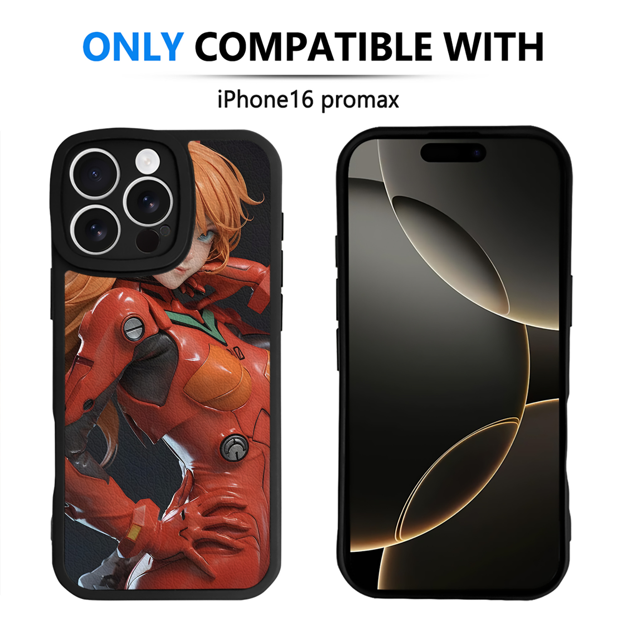 （画像用） EVA 新世紀エヴァンゲリオン 【iPhone 16シリーズ対応】シリコンスマホケース（レザー調） 材質：シリコン